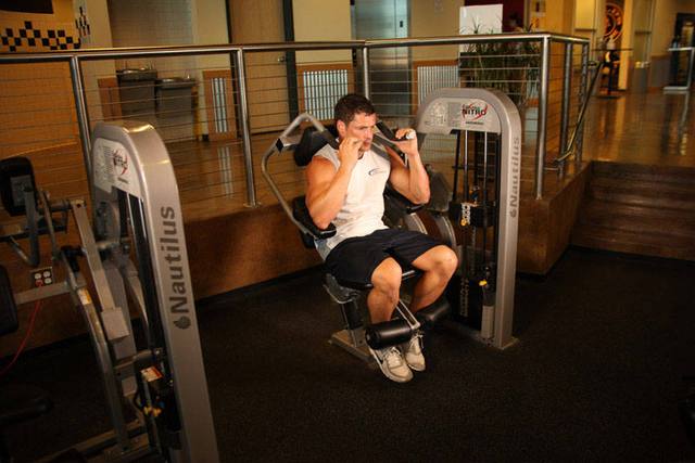 Ab crunch machine: Finish