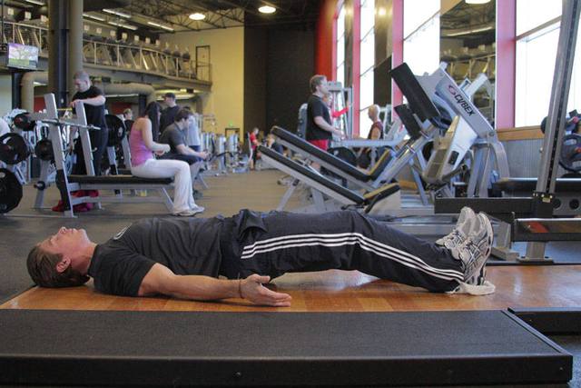 Hamstring slide: Start
