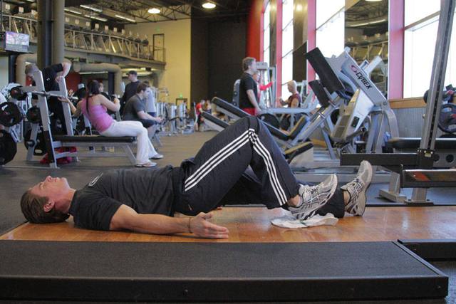 Hamstring slide: Finish
