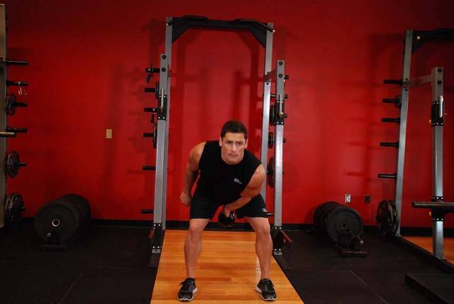 Kettlebell swing: Finish