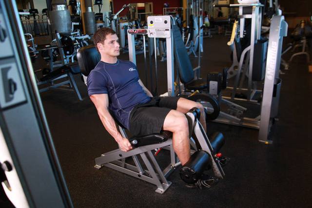 Leg extension: Start