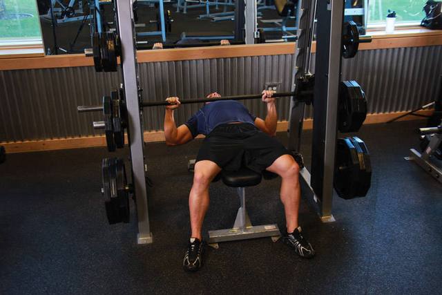 Bench press na Smithově stroji: Začátek